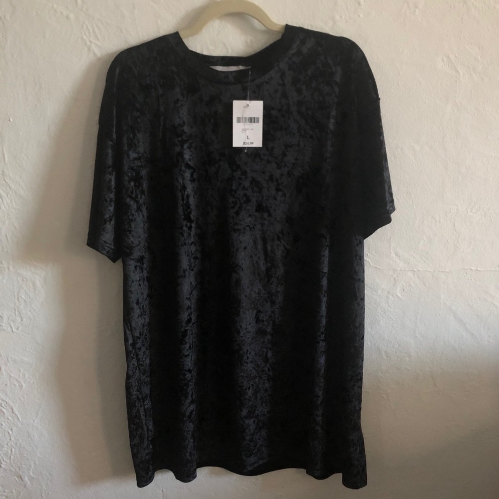 Velvet T-Shirt Dress